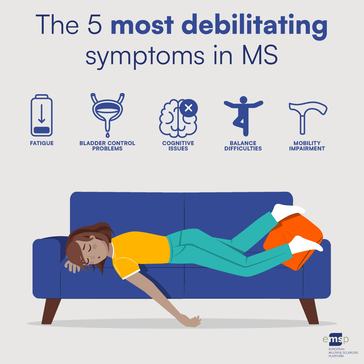 eumsplatform's tweet image. 65% of people with #MS experience bladder control issues—ranking among the top 5 most debilitating symptoms.
For 23%, these invisible symptoms cause severe daily limitations.
Time to break the silence. Invisible ≠ insignificant.
#WorldContinenceWeek #MultipleSclerosis
@Lili_Bxl