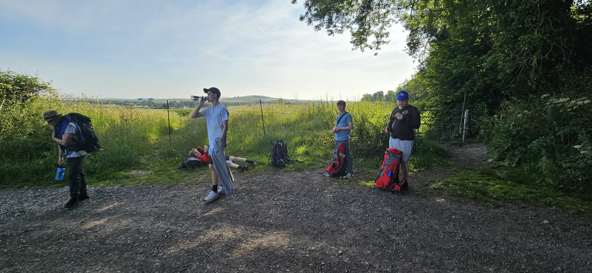 This week, pupils from year 10 and 11 completed the Duke of Edinburgh Bonze award. They walked for 2 days and camped on the school site, carrying their own provisions the whole way! They have spent the year planning this challenge and worked incredibly hard!! #DofE #camping