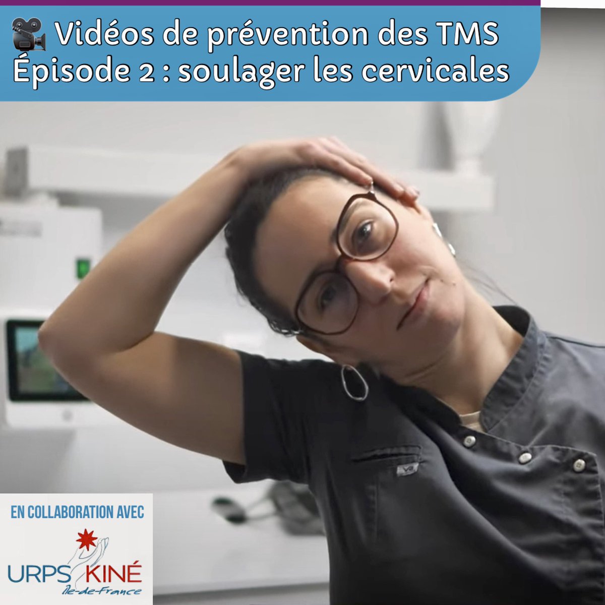 urps_cd_idf's tweet photo. 70 % des chirurgiens-dentistes souffrent de douleurs cervicales 💥 au cours de leur carrière.
Nous lançons en collab avec @urpsmkidf une série de vidéos de prévention des #TMS
🎥 L’Épisode 2 :  “Soulager les cervicales” est en ligne.
👉 https://t.co/z3YqPbM2BQ
Bon visionnage ! https://t.co/RWBFyUHjX9