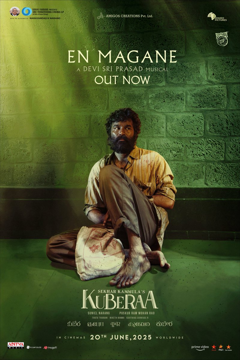 Viral Cinema (@viral_cinema) on Twitter photo The soul touching #Kuberaa4thSingle is out now ♥️
A Rockstar <a href="/ThisIsDSP/">DEVI SRI PRASAD</a> musical 🎶
Tamil: #EnMagane
youtu.be/d3FkpLUbB7E
#Kuberaa in cinemas from Tomorrow, June 20th.
#SekharKammulasKuberaa #KuberaaOn20thJune The soul touching #Kuberaa4thSingle is out now ♥️
A Rockstar <a href="/ThisIsDSP/">DEVI SRI PRASAD</a> musical 🎶
Tamil: #EnMagane
youtu.be/d3FkpLUbB7E
#Kuberaa in cinemas from Tomorrow, June 20th.
#SekharKammulasKuberaa #KuberaaOn20thJune