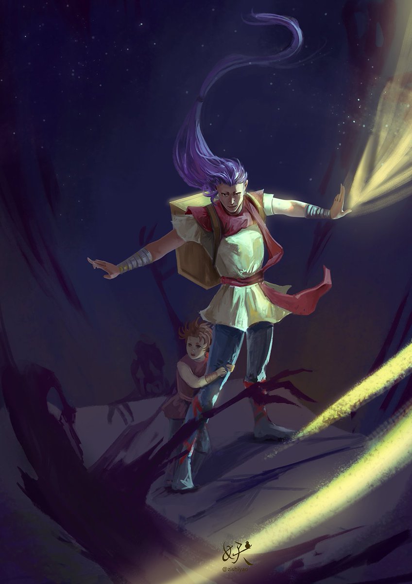 zishiyao's tweet image. #SaintSeiya I've recently been really into drawing illustrations with dark backgrounds