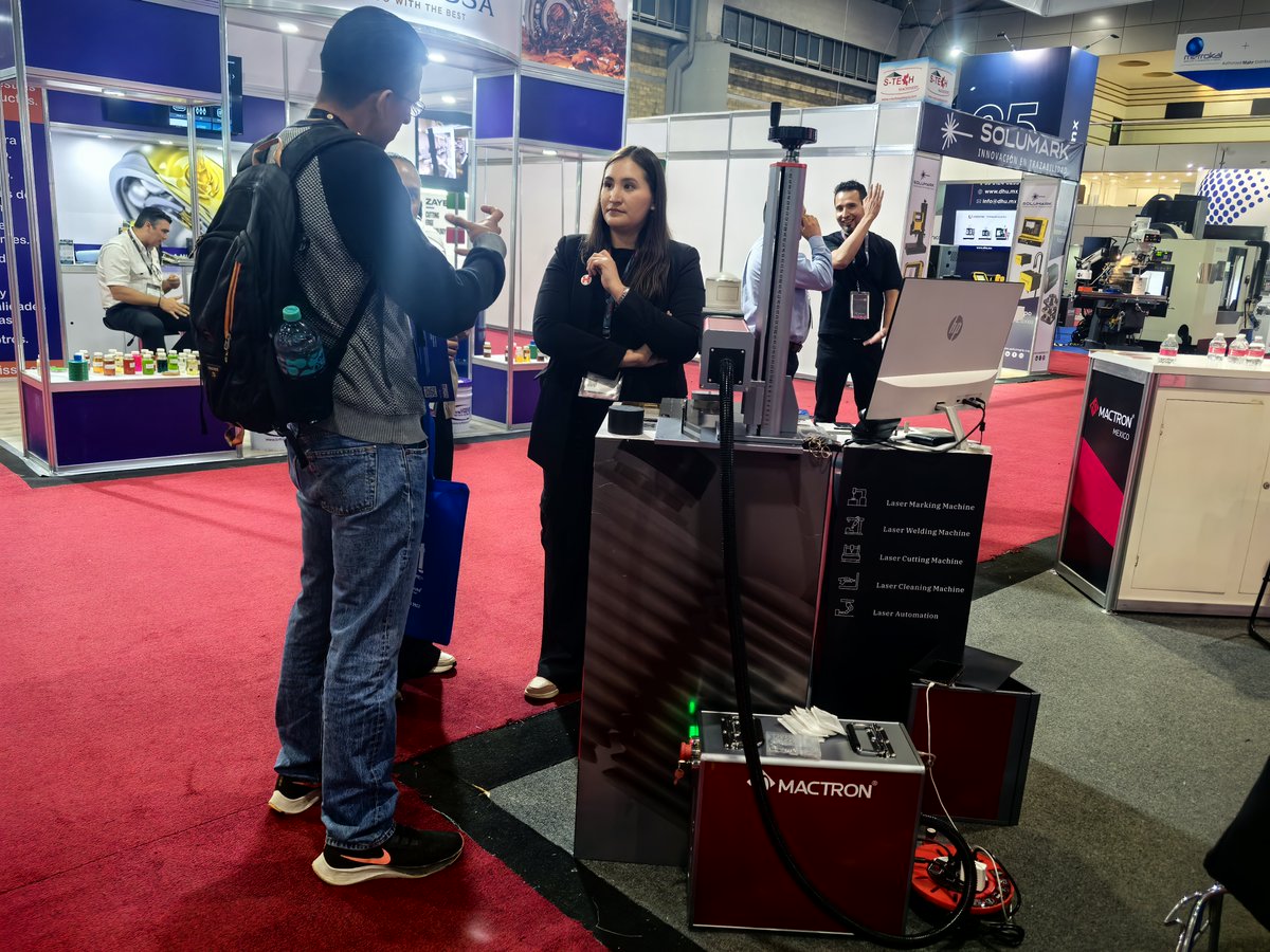 mactron_tech's tweet image. 🎉TECMA México 2025 First Day Wrapped! More Excitement Awaits Tomorrow🎉

📢 Can&apos;t Make It On-Site? No Problem!
24/7 Remote Consultation:
📧 Email: info@mactrontech.com
🌐 Website: mactrontech.com 

#mactronlaser #laserwedling  #lasermarking #metalprocessing #tecma2025