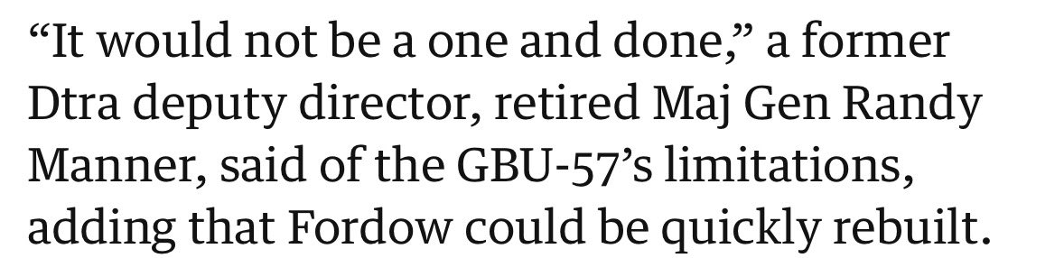 HelenORahilly's tweet image. In The Guardian this morning, an article about the Iran-Israel conflict. Check out the US General’s name. We are now indeed in Dr Strangelove territory.