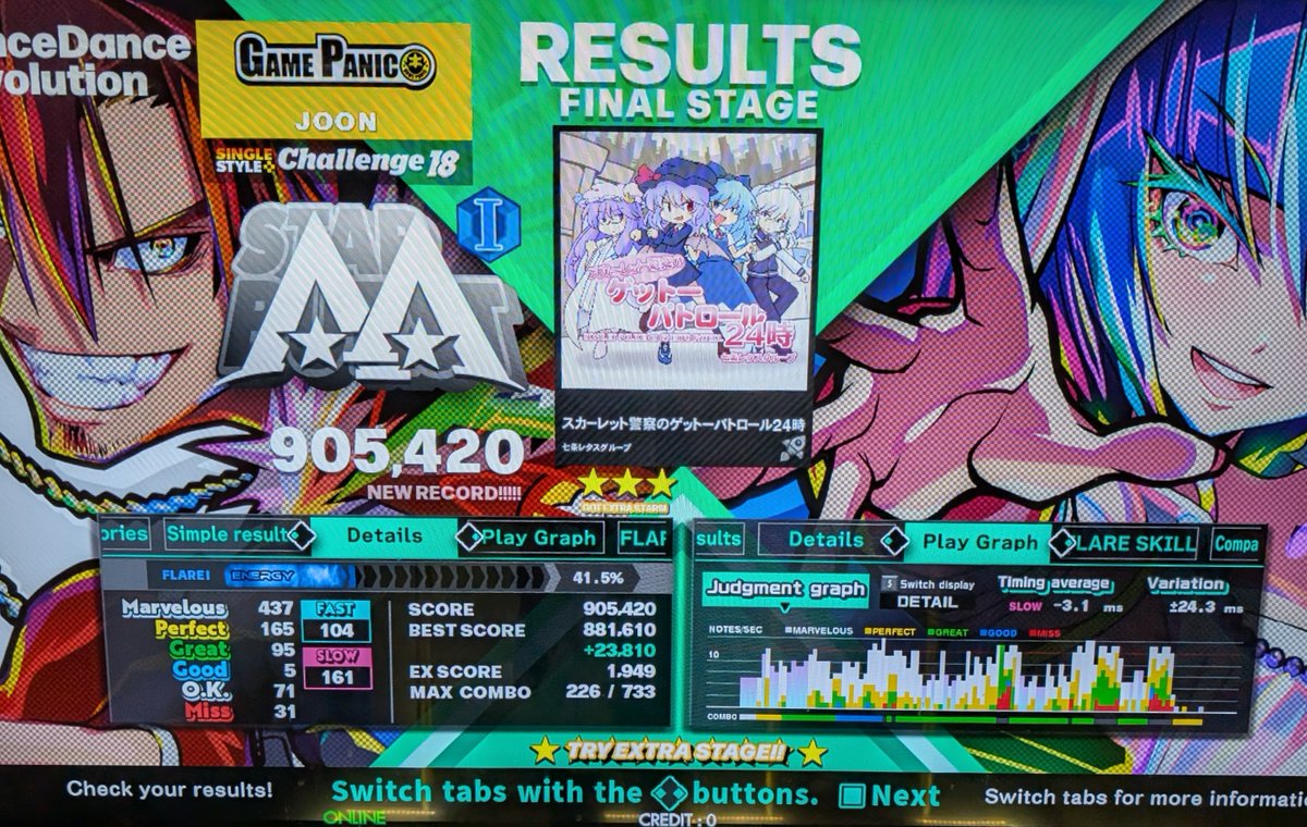 My 2nd lv18 over 900k!! And 2 more lv15s EX~
119, slowly heading toward Sun++ 😎