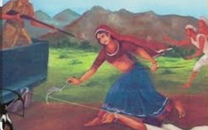 damor_kalawati's tweet photo. जोहार नमन 💐 
19 जून,1947 को अपने गुरु को ब्रिटिश पुलिस के क्रूर अत्याचार से बचाने हेतू आज ही के दिन अपना बलिदान दिया था, गुरु की रक्षा करने के लिए अपने प्राणों का बलिदान देने वाली भील वीरांगना कालीबाई कलासुआ एवं रास्तापाल कांड में शहीद वीर शहीदों को जोहार नमन 💐
#जोहार#नमन https://t.co/9f3MeH7lQv