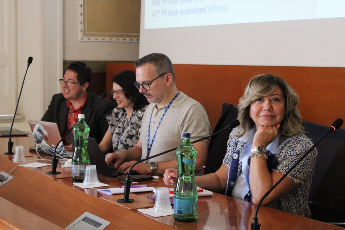 Highlights from the 1st day of CINI HPC Summer School: welcome, introductions, delicious food during the day (by #ITDMGroup), and aperitif by the sea (by <a href="/awscloud/">Amazon Web Services</a>). Photos available here: drive.google.com/drive/folders/… #CINI #HPC #HPCNaples #learnhpc <a href="/CNRIAC/">Istituto Applicazioni del Calcolo</a> <a href="/UninaIT/">Unina Federico II</a> <a href="/Uniparthenope/">Università degli Studi di Napoli "Parthenope"</a>