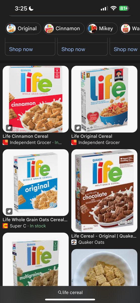 sometimes when i’m too lazy to go get snacks from my kitchen i just google what i want to eat and look at the pictures