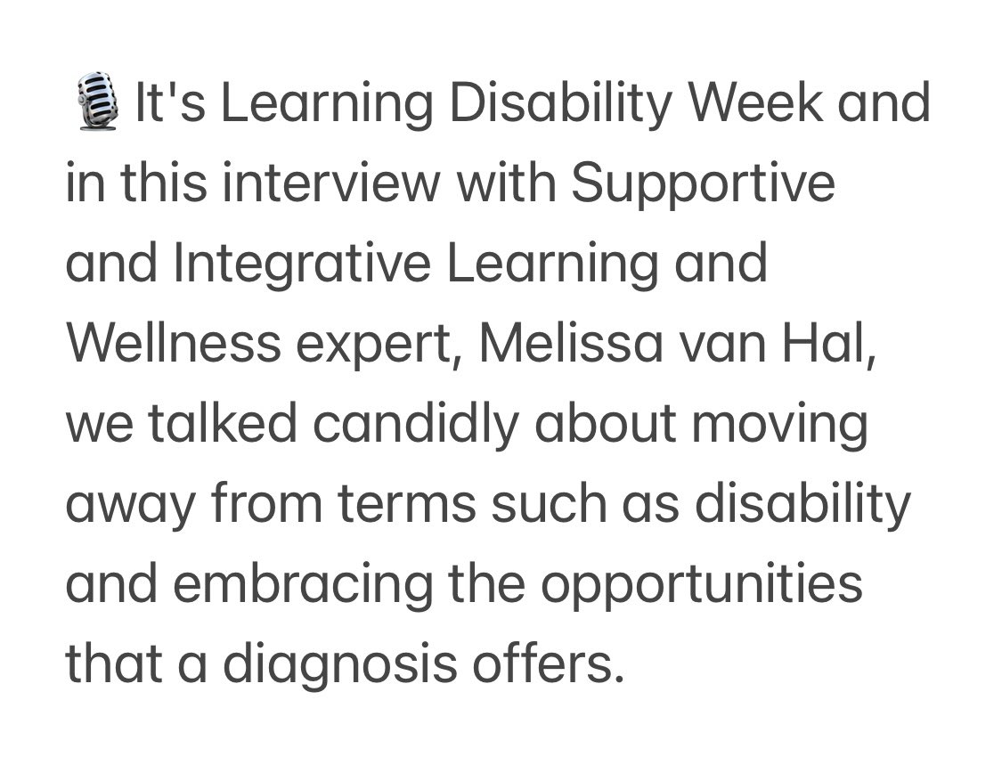 SintaEbersohn's tweet image. 👁️Watch the video at youtube.com/watch?v=dbrA-p…

👂Listen to the Podcast at spotifyanchor-web.app.link/e/npmxLZIoyKb

#learningdisabilityweek #learningpreferences #learningstyles #integrativelearning #melissavanhal #holisticawareness #getupandgrow with #sintaebersohn