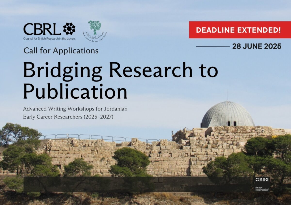 Deadline extended to June 28 !

<a href="/CBRL_news/">CBRL</a>  &amp; <a href="/RIIFSJORDAN/">RIIFS Jordan</a> invite Early Career Researchers in Jordan to apply for a 2-year programme to boost academic publishing skills.

For applications : riifs.org/en_US/call-for…