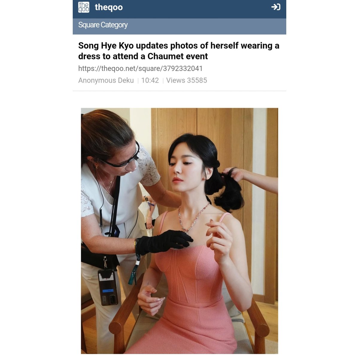 RatuBawel5's tweet image. 35 ribu lebih viewers dengan 200 lebih komen saat ini.

#SongHyeKyo #Chaumet #Spanyol