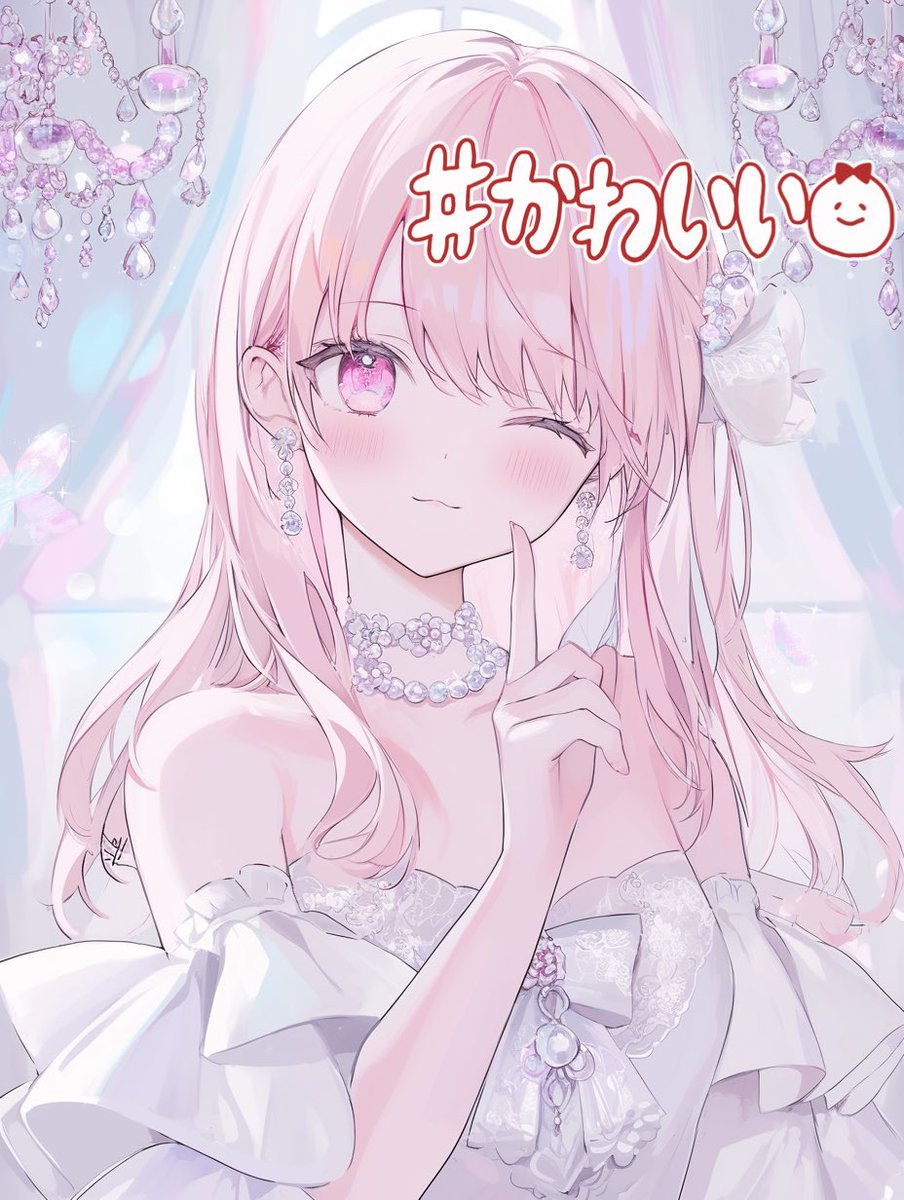 イラスト原画 優しく微笑む可愛い娘 「スマイル」 【公式通販】