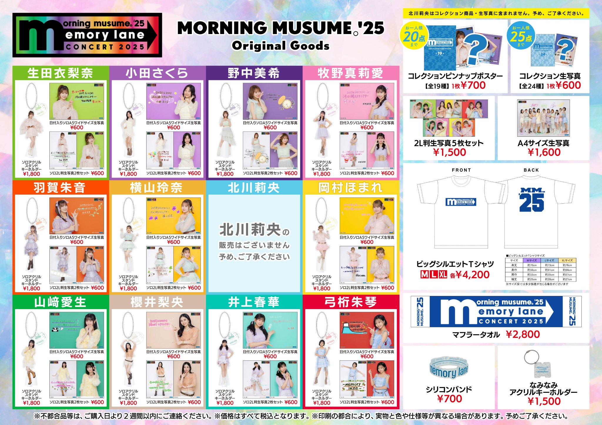 ピンポス モーニング娘。'25 memory lane 河口湖 モーニング娘。'25コンサート 2025 - memory lane -」 ファン