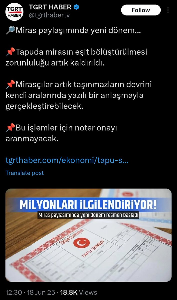 Noter onayı aranmayacak! Yani kız kardeşe zorla ya da hileyle imzalatabilirsiniz.
