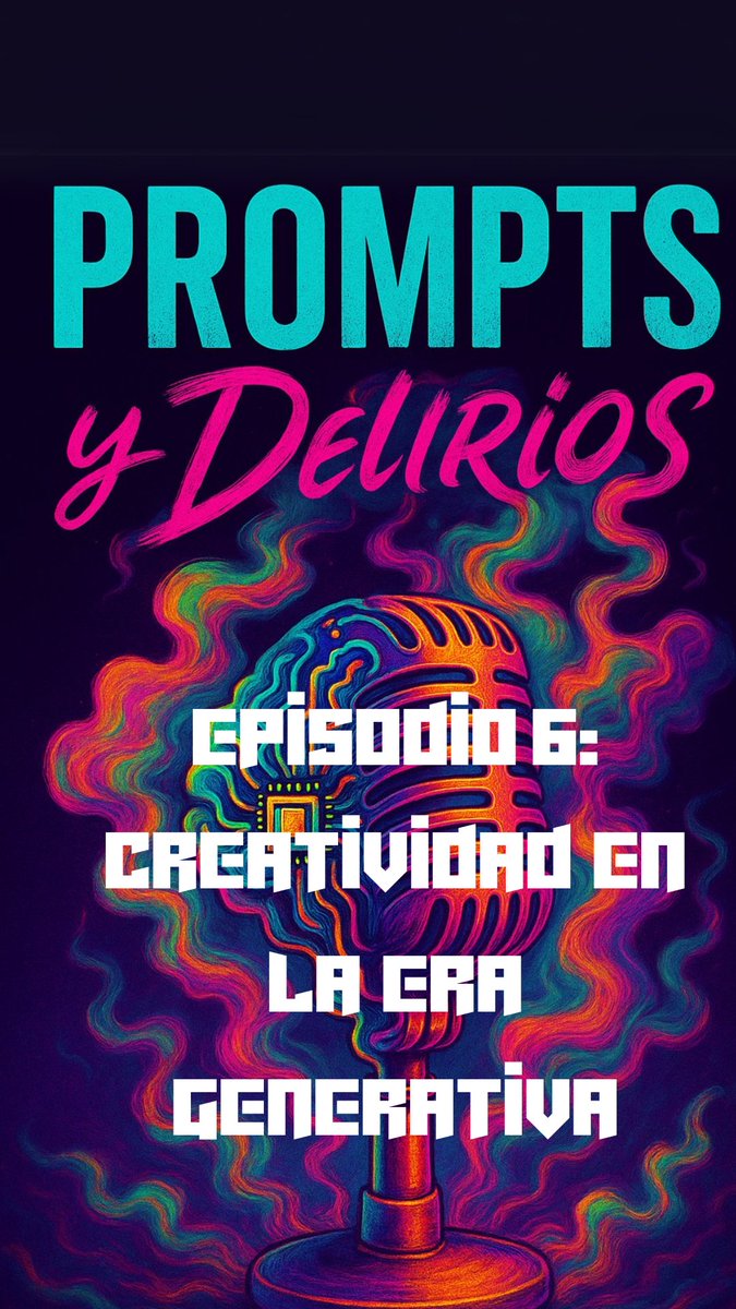 Si la #IA no te ha hecho caer en cuestionamientos existenciales es porque aún no estas viendo su potencial.  

Hoy a las 7:30PM Chile profundizamos más con <a href="/cris___stark/">cristian.systems</a> en el EP6 de #PromptsYDelirios  

Comparto el enlace del directo durante el día aquí t.me/PoeticaWeb3