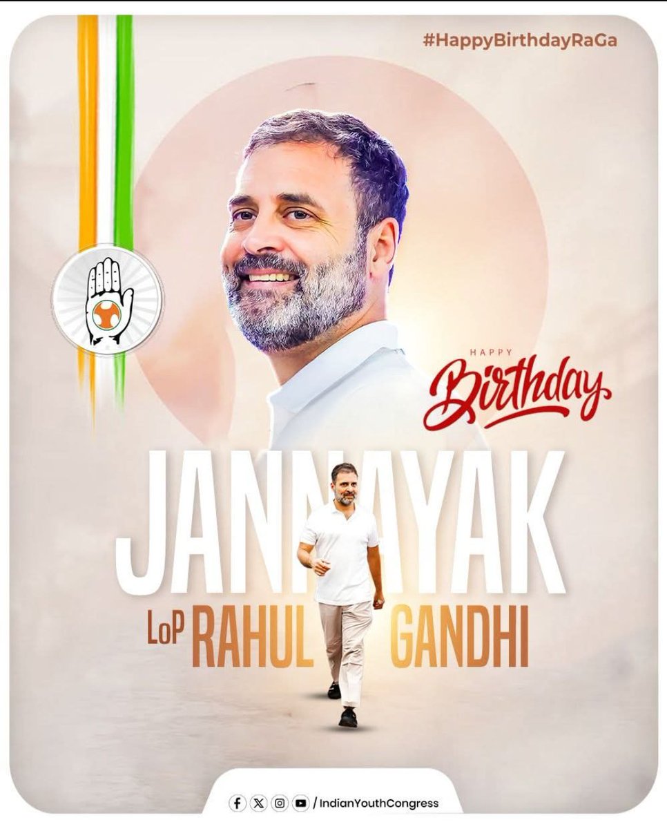 nilimoy111's tweet photo. Happy Birthday my leader &amp; my inspiration Sri @RahulGandhi Ji..

@IYCAssam @IYC https://t.co/sF5ips9Qr8