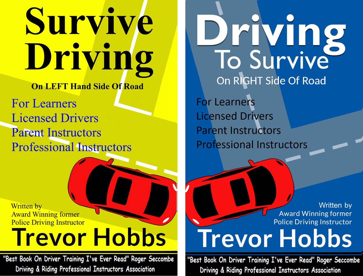 #SurviveDriving #DrivingToSurvive - Very Soon
   
ABOUT AUTHOR
Police Driving/Riding Instructor &amp; Examiner - former
Government Road Safety Bureau - Summoned Advisor
Parliament StaySafe Committee - Summoned Advisor
Professional Driving Instructor TAFE Course - Summoned Writer