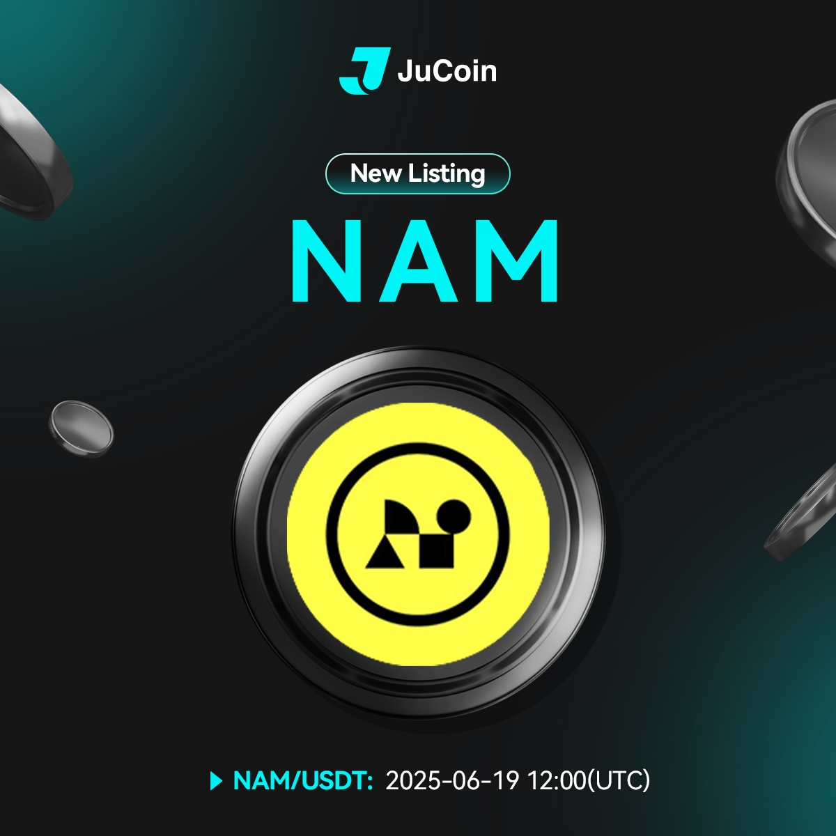 JuCoin, NAM/USDT işlem çiftini 19 Haziran 2025'te listeleyecek.

🔹 Ticaret: 12:00 (UTC), 19 Haziran 2025

👉 Ayrıntılar: bit.ly/4l8FSZn

#JuCoin $NAM #Bitcoin #Kripto