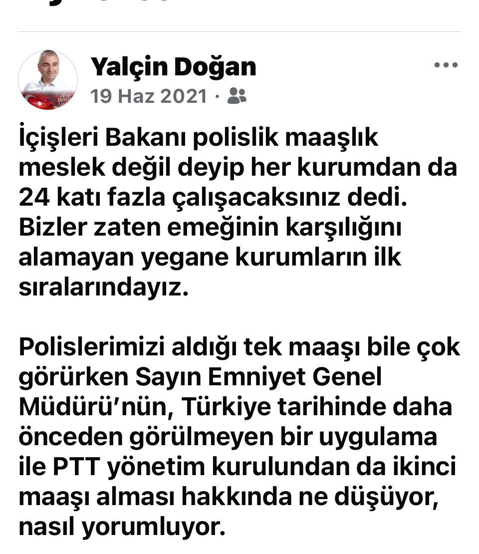 Neler Yaşamışız.

#polisimdatDiyor