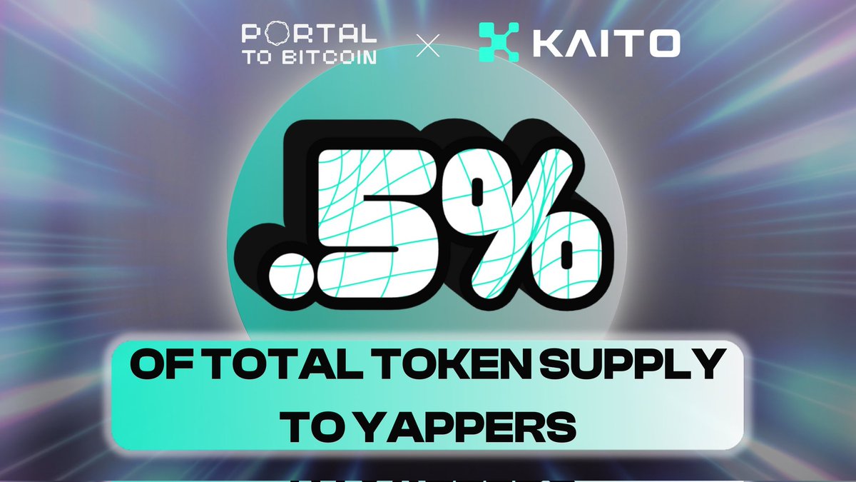 🚨 Most Slept On Campaign on Kaito? 

<a href="/PortaltoBitcoin/">Portal</a> has dropped the most valuable airdrop on the platform  and barely anyone’s talking about it apart from the Jellies.

⚡ 0.5% of total supply
👉 Exclusively for Yappers (no Kaito-eco)
🚀 That’s over $2.5M+ in rewards based on