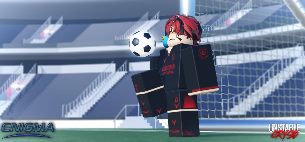 UnstableCryso's tweet photo. Made to move, Made to win. ⚽️

@enigmaonRBLX #SPONSOR https://t.co/aF4e2UNVOU