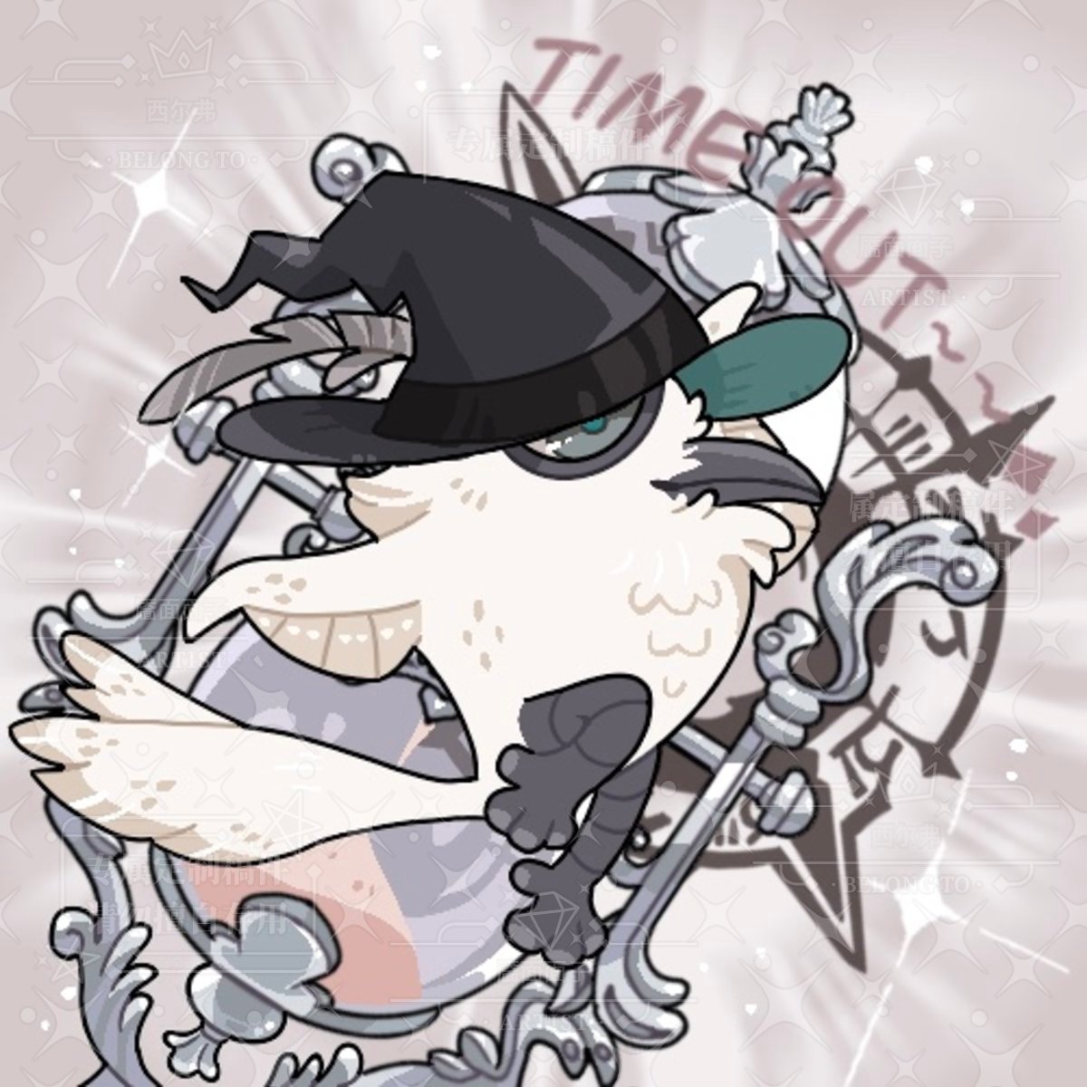 silver_amon's tweet image. Crow!Owl!Crow!
#Amon #阿蒙 #LOTM #诡秘之主 
#LordOfTheMysteries