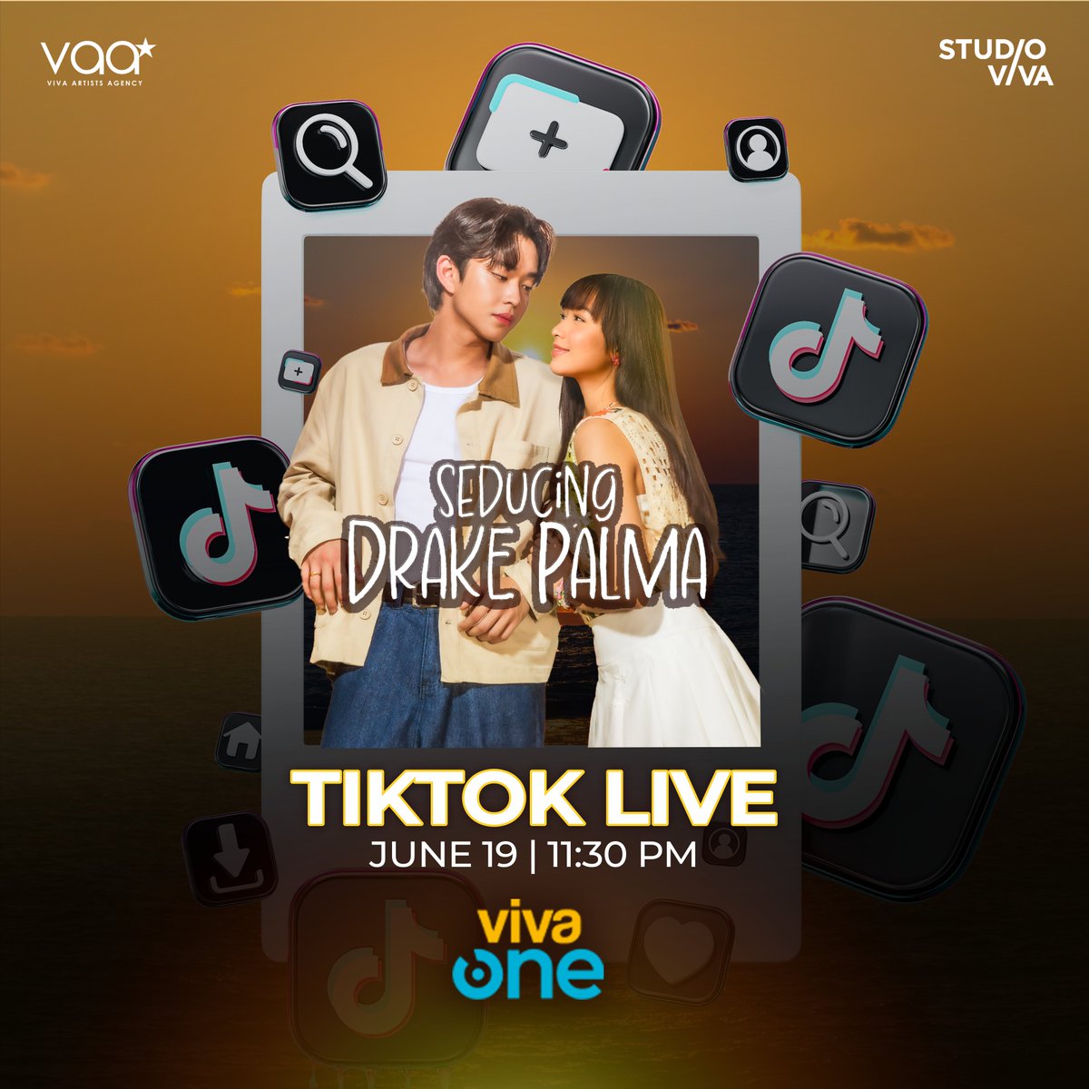 Sabay-sabay tayong mag-countdown to #SDPDrakeyBaby EPISODE 2 drop with Rabin Angeles and Angela Muji on Viva One TikTok Live later at 11:30PM!

Get ready to fall every Friday. vivaone.page.link/SeducingDrakeP…

#SeducingDrakePalma #SDP #VivaOne