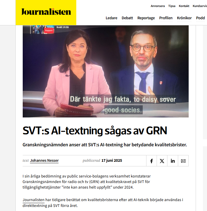 Jo, det är ju bara att hålla med... 
#journalistik #grn #jmgbg journalisten.se/nyheter/svts-a…