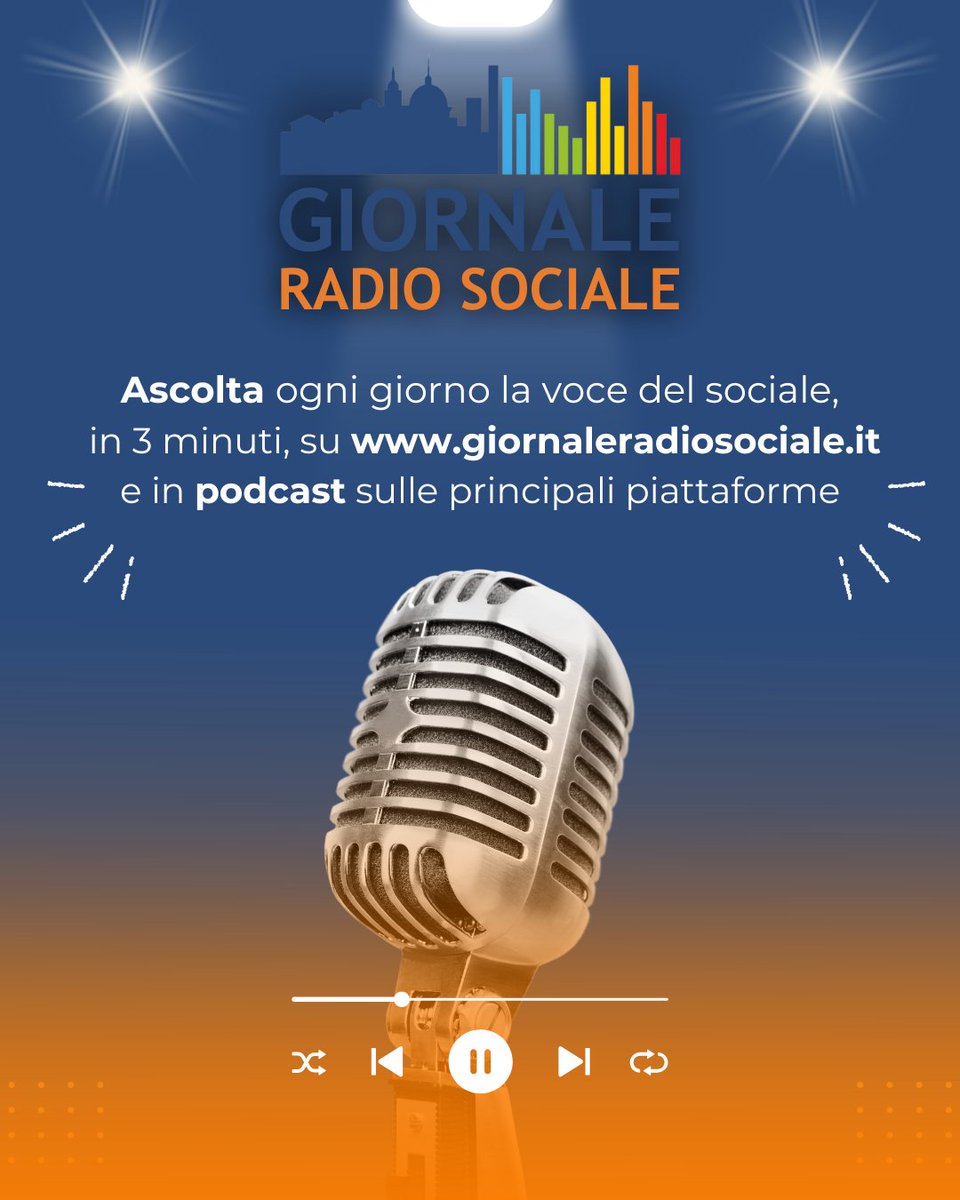 GiornaleRadioSociale (@grsociale) on Twitter photo 📢A Gaza l'acqua potabile sta finendo: rischio disidratazione ed epidemie; Telefono Amico: 95mila chiamate e 22mila ore di ascolto nel 2024; e tanto altro nella nuova edizione del GRS!
Tutte le notizie in 3 minuti 👉giornaleradiosociale.it/audio/19-06-20…
<a href="/peppemanzo/">giuseppe manzo</a> @ivamaior <a href="/fpiccolino/">fabio piccolino</a> 📢A Gaza l'acqua potabile sta finendo: rischio disidratazione ed epidemie; Telefono Amico: 95mila chiamate e 22mila ore di ascolto nel 2024; e tanto altro nella nuova edizione del GRS!
Tutte le notizie in 3 minuti 👉giornaleradiosociale.it/audio/19-06-20…
<a href="/peppemanzo/">giuseppe manzo</a> @ivamaior <a href="/fpiccolino/">fabio piccolino</a>