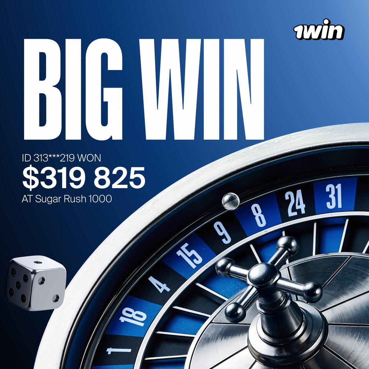 1win's tweet photo. 🔝 Huge Win Alert!

ID 313***219 just landed an insane $319 825 jackpot at Sugar Rush 1000! 💥 What a hit!

Feeling lucky? Your turn might be next! 🍀

🔗https://t.co/afekouS7eX | #1win | #CasinoWins | #Slots | #JackpotMagic https://t.co/8oM1xa6gOH