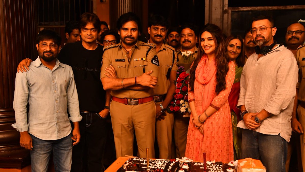 Sree leela <a href="/sreeleela14/">Sreeleela</a> Birthday Celebrations from the sets of #UBS 

#PawanKalyan