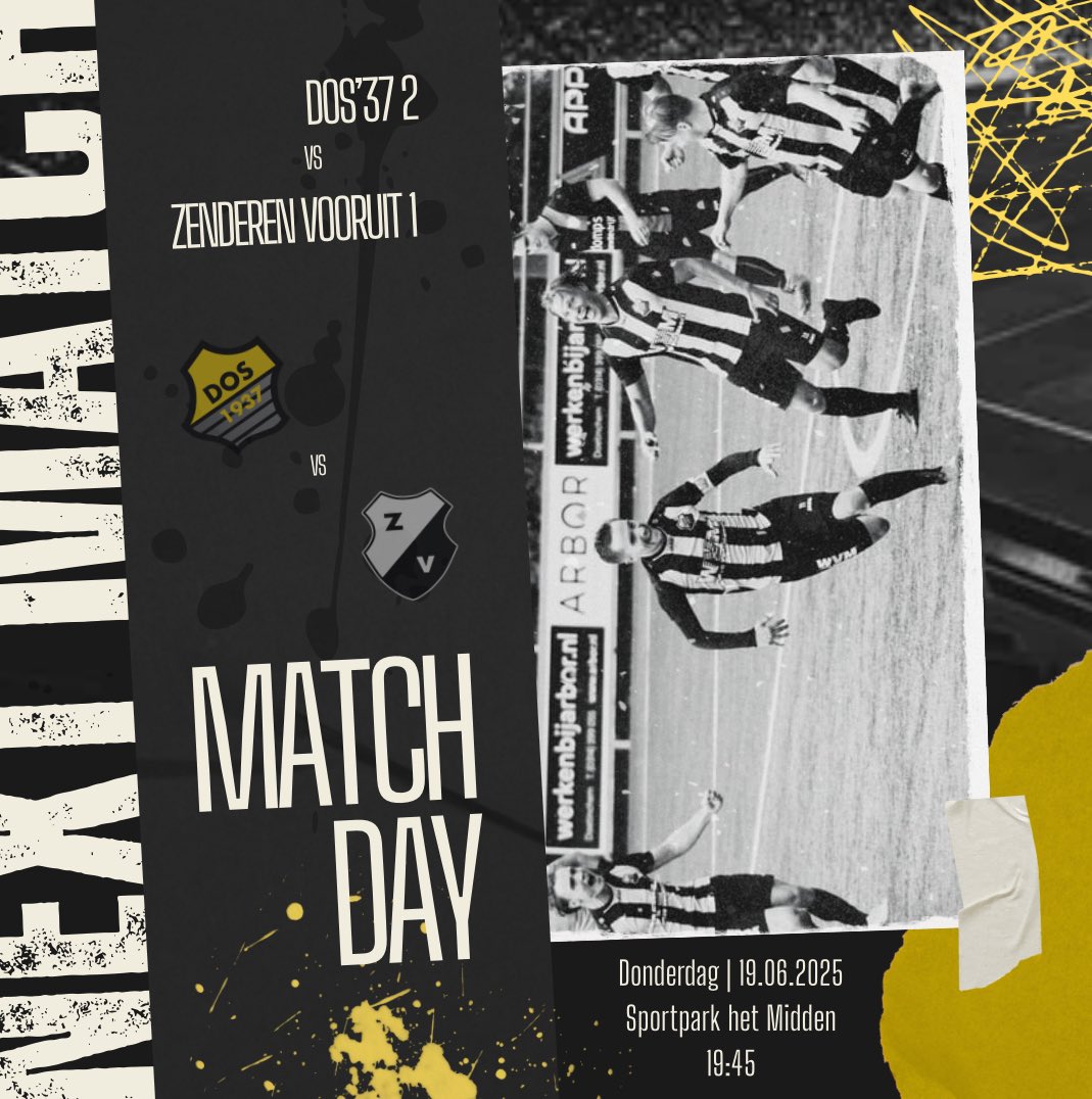 DOS37_2's tweet photo. Matchday!ππ€ Vandaag spelen we onze eerste wedstrijd van het seizoen. We spelen een oefenpot tegen Zenderen Vooruit 1. We trappen om 19:45 af op Sportpark het Midden. #DOS2FOREVERFOREVERDOS2
#STRIJDπͺπΌ
#PASSIEππ€ https://t.co/4FKwoqUJ7D