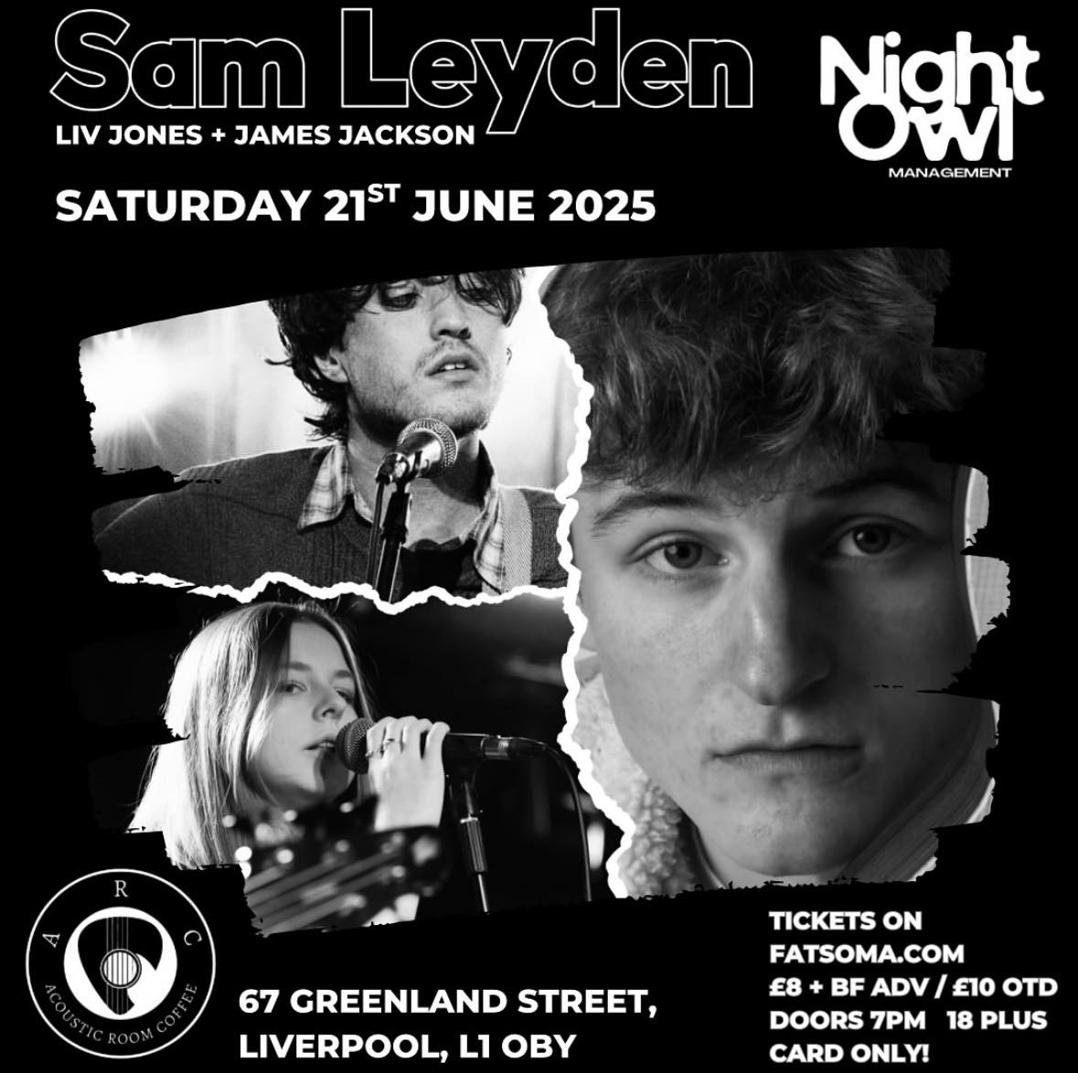 THIS SATURDAY- Doors 7pm,