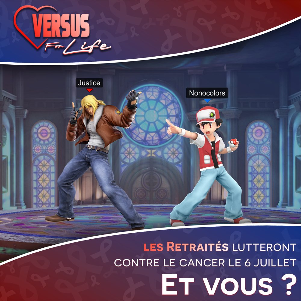 VSV26K's tweet image. 🎙️ Respect your elders... ou quelque chose dans le genre !
Et non, vous ne rêvez pas : les retraités de la scène seront aussi au VS4L ! 🎗️
Merci à :
Justice (Valence)
et
@Nonocolors (Lyon, anciennement Grenoble)
📅 6 juillet – @HuB_esport_FR
🔗 start.gg/tournament/ver…