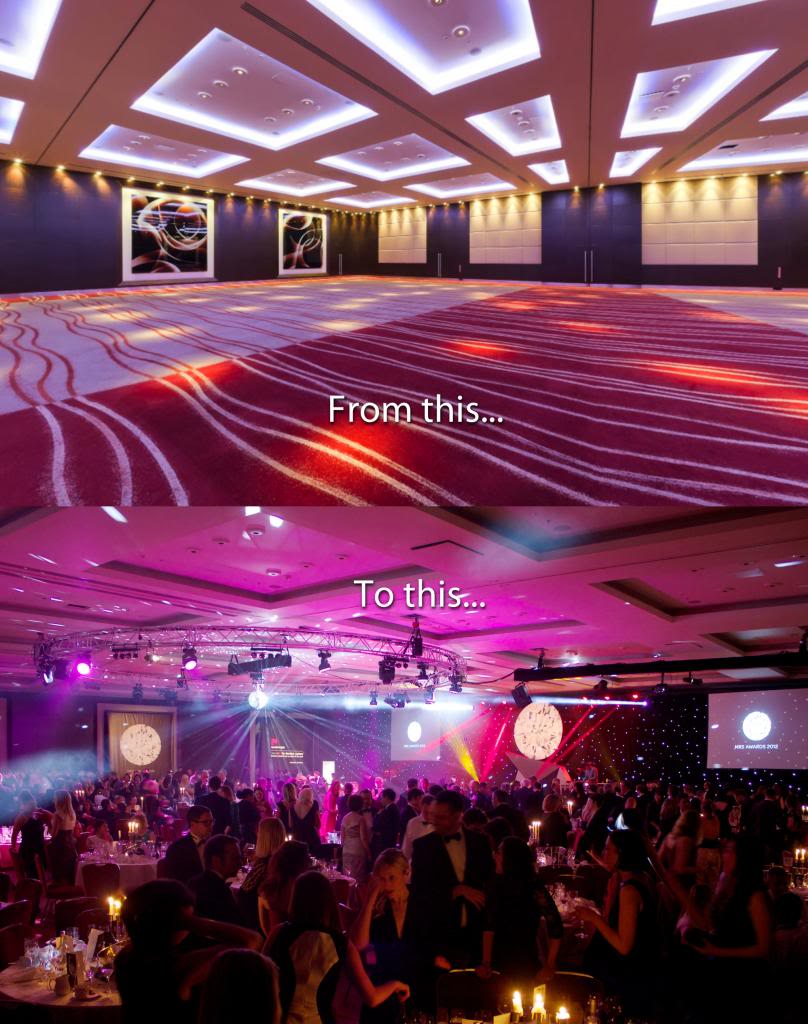 daveyvermaak's tweet photo. I used to love my old job, long hours, tight deadlines and a lot of sweat. This was a 24 hr job. In rigging at 06.00 Awards Dinner then De-rig and out again out by 06.00. #nopressure #procrew https://t.co/R4g3CYQqsv