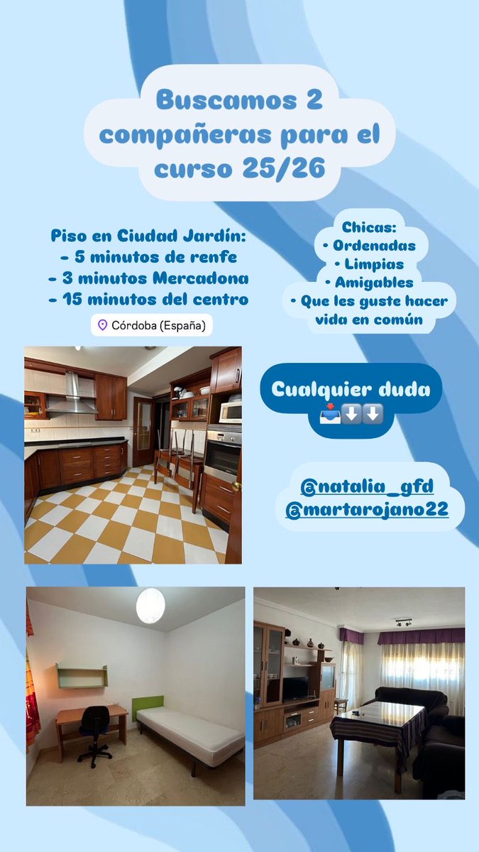 #QueYDondeEstudiar2025 #UCOpisos #alquilerpiso #pisoestudiantes #Cordoba #UCO