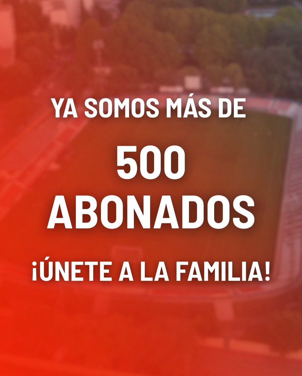 rsda_oficial's tweet image. 🥳¡Ya somos más de 500 abonados! 
Gracias a todos los que ya formáis parte de esta gran familia rojilla. 
Si tú también sientes los colores... ¡únete al Val esta temporada! :

rsdalcala.com/hazte-socio