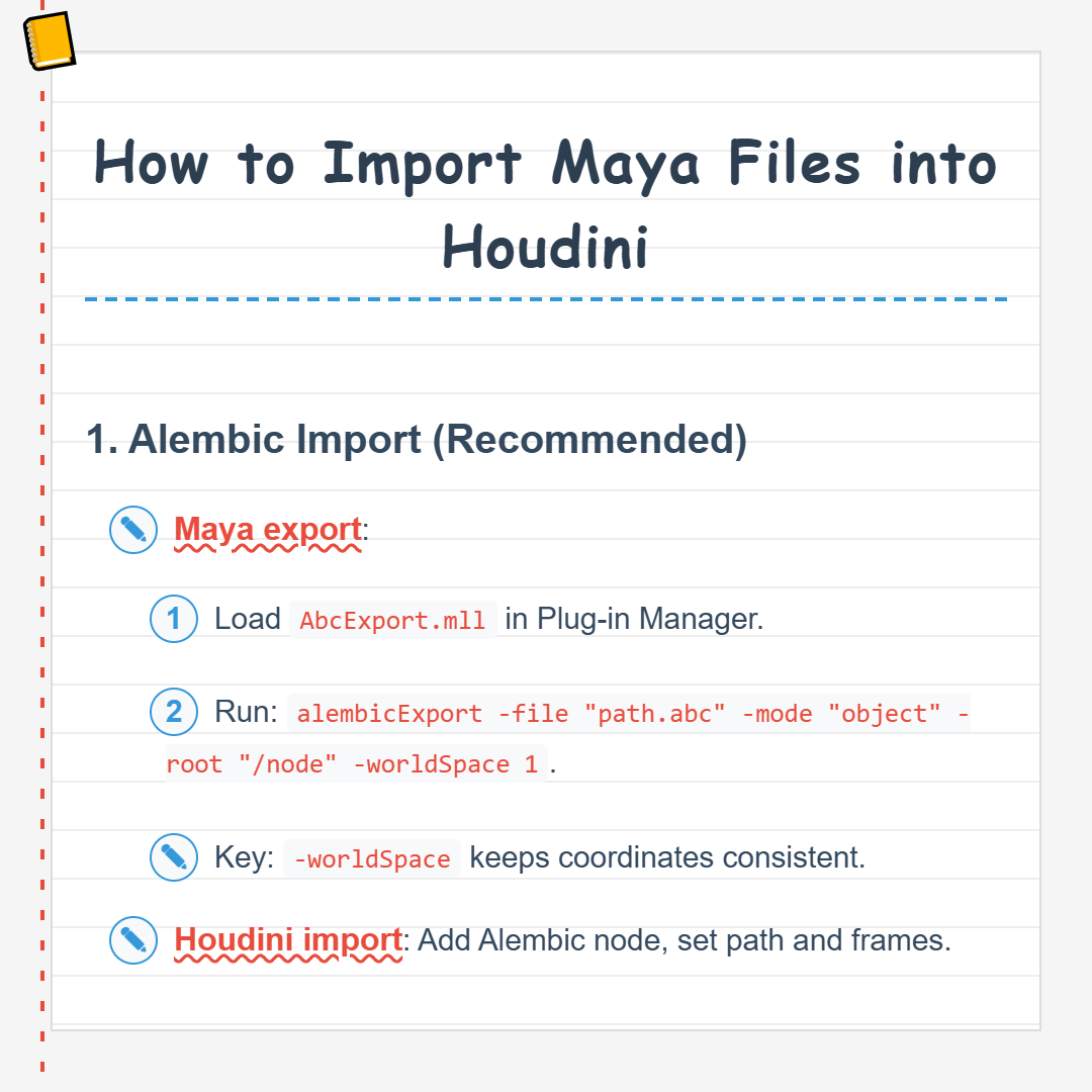 wingfoxcom's tweet image. How to Import Maya Files into Houdini
#mayabeginner #houdinibeginner #mayatutorial #houdinitutorial #ImportMayaFilesintoHoudini