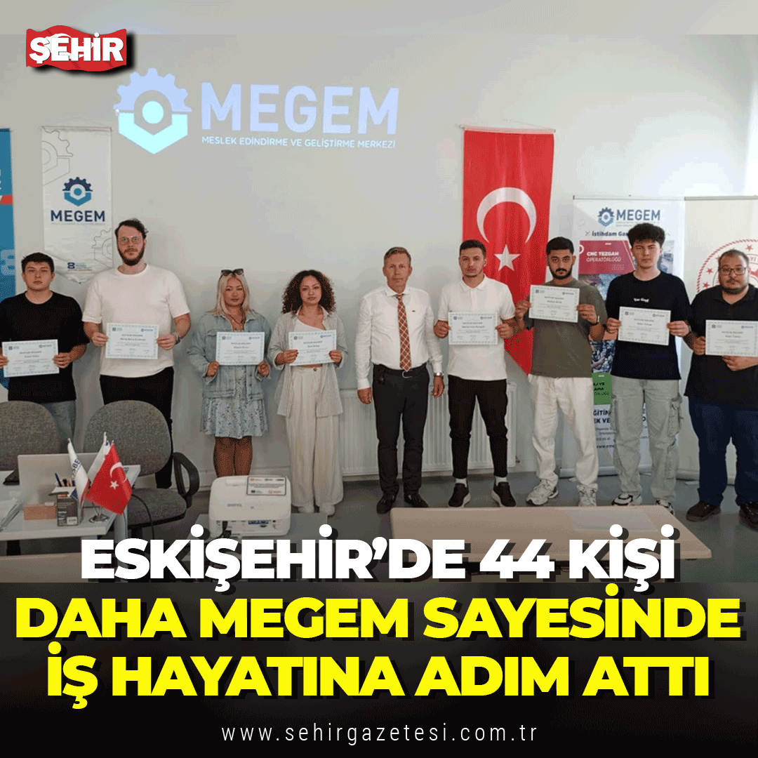 sehirgazetesi's tweet photo. Eskişehir’de 44 kişi daha MEGEM sayesinde iş hayatına adım attı https://t.co/YyggaZnAzC
#megem #eskişehir https://t.co/MxJIgp1kT1