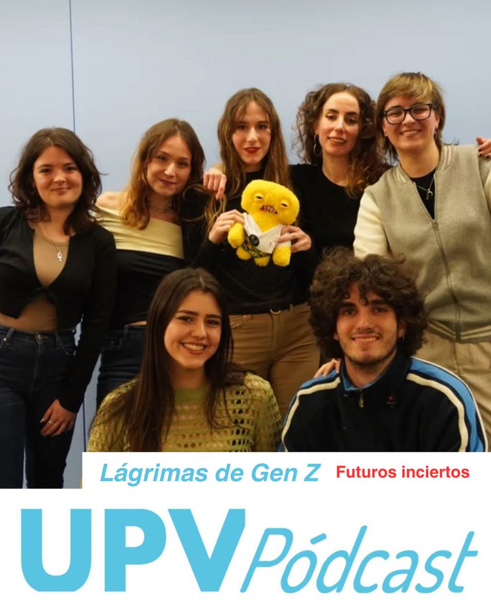 💦 [LÁGRIMAS DE GEN Z] 

🤔 ¿Dónde te ves dentro de 5 años? 

Invitamos a la compañía de teatro NOMUSA a hablar un poco del futuro, cómo ponerse metas realistas y cómo balancear el crecimiento personal y profesional

🎙️ Ya en podcast.upv.es