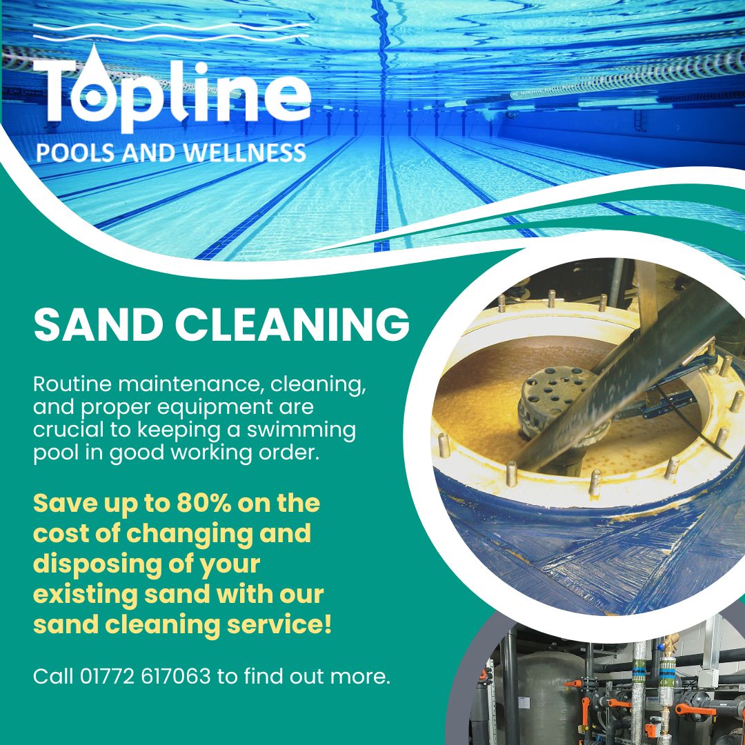 Using our silica wash sand cleaning service can save up to 80% on the cost of changing and disposing of your existing sand. Call 01772 617063 to find out more! #sandcleaning #poolmaintenance #swimmingpoolmaintenance #poolfiltercleaning #filtersand