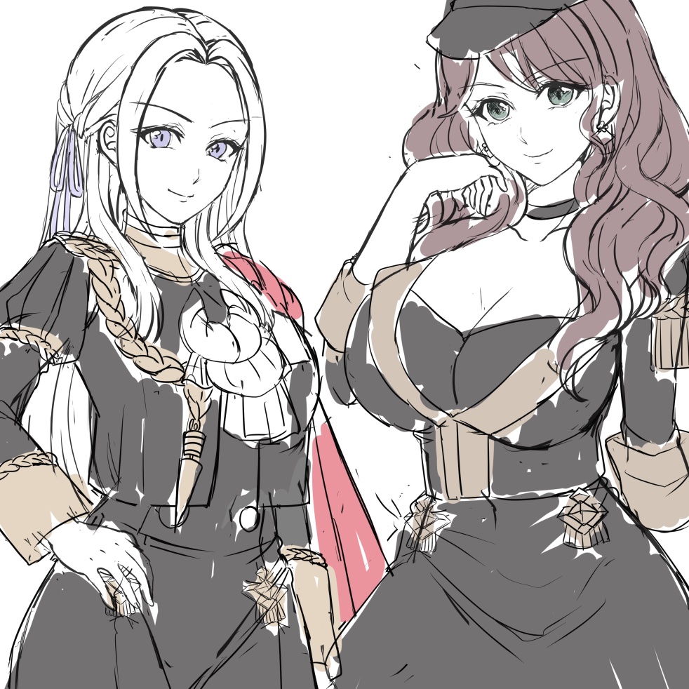 goma_tarata's tweet image. エーデルガルト　ドロテアwip