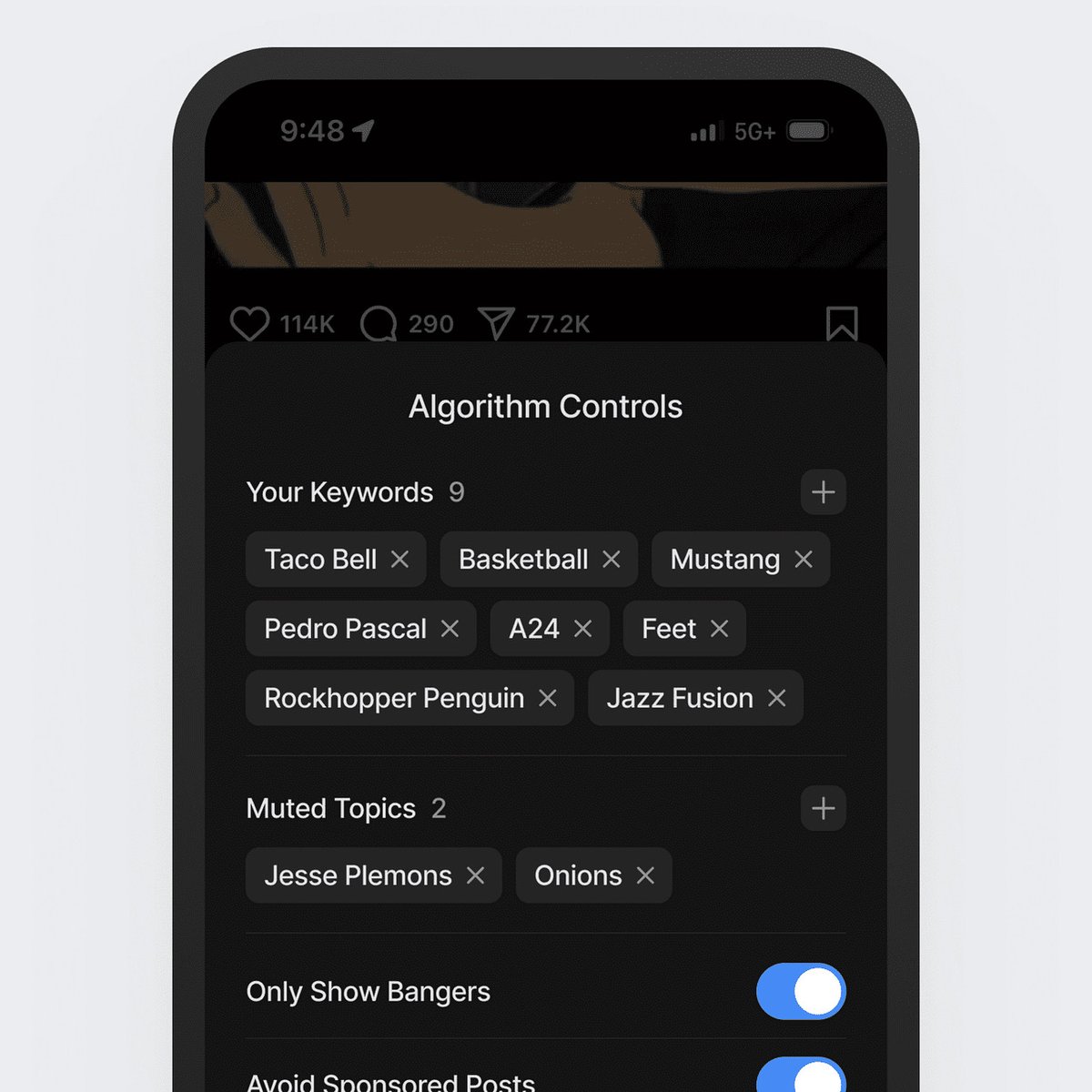 soren_iverson's tweet photo. Instagram build your own algorithm https://t.co/gkcURw0oR6