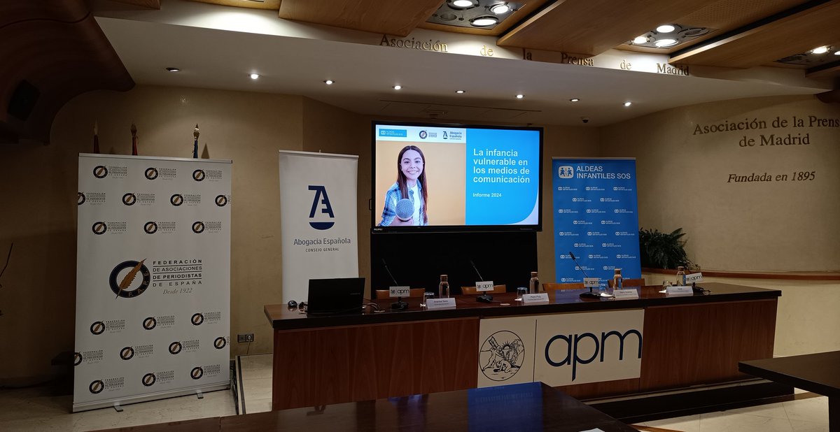 FAPE (@fape_fape) on Twitter photo A las 10h dará comienzo la presentación de la décima edición del informe “La infancia vulnerable en los medios de comunicación”, elaborado por <a href="/AldeasEspana/">Aldeas Infantiles ES</a>, en colaboración con la FAPE y el Consejo General de la Abogacía Española.
Siguelo en directo: youtube.com/live/7e15O6doQ… A las 10h dará comienzo la presentación de la décima edición del informe “La infancia vulnerable en los medios de comunicación”, elaborado por <a href="/AldeasEspana/">Aldeas Infantiles ES</a>, en colaboración con la FAPE y el Consejo General de la Abogacía Española.
Siguelo en directo: youtube.com/live/7e15O6doQ…