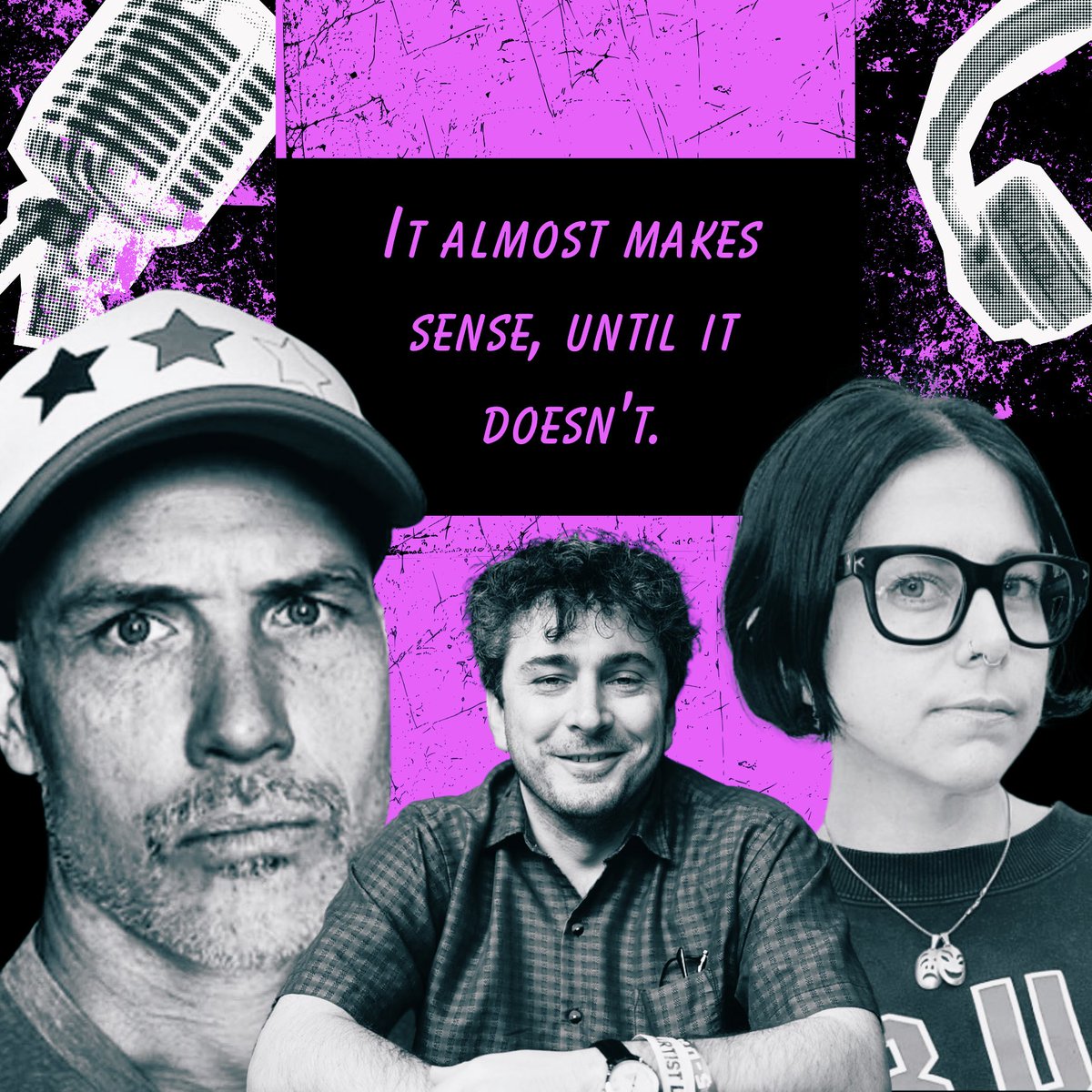 Episodes that feel like trying to make sense of yourself before someone else does it for you:

🖤 Jaydra Johnson: This Needs To Be More Weird OR Less Weird (S4E2)

🖤 Brian Allen Carr: Marijuana Country Punk (S3E2)

🖤 Cash Compson: The Goal Is To Not Kinda Suck (S3E28)