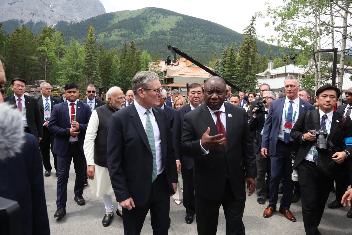 Let's assist. Contrary to the misinformation/lies that appear to tickle your ignorance, 🇿🇦 was the only African country invited to the #G7 (We're not a member). We fully participated &amp; held bilaterals with several global leaders. Check the pics. By the way, 🇿🇦 is President of the