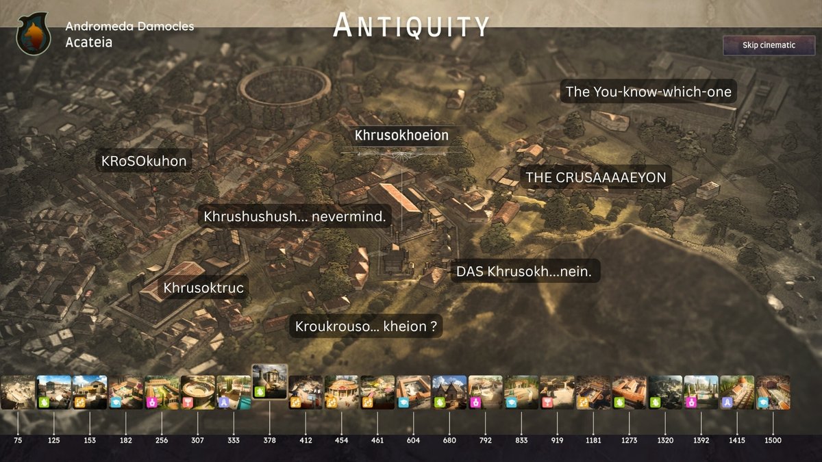 If you can pronounce Khrusokhoeion correctly, you’ve officially unlocked Antiquity in #Memoriapolis 😅

#ForYou #CityBuilder