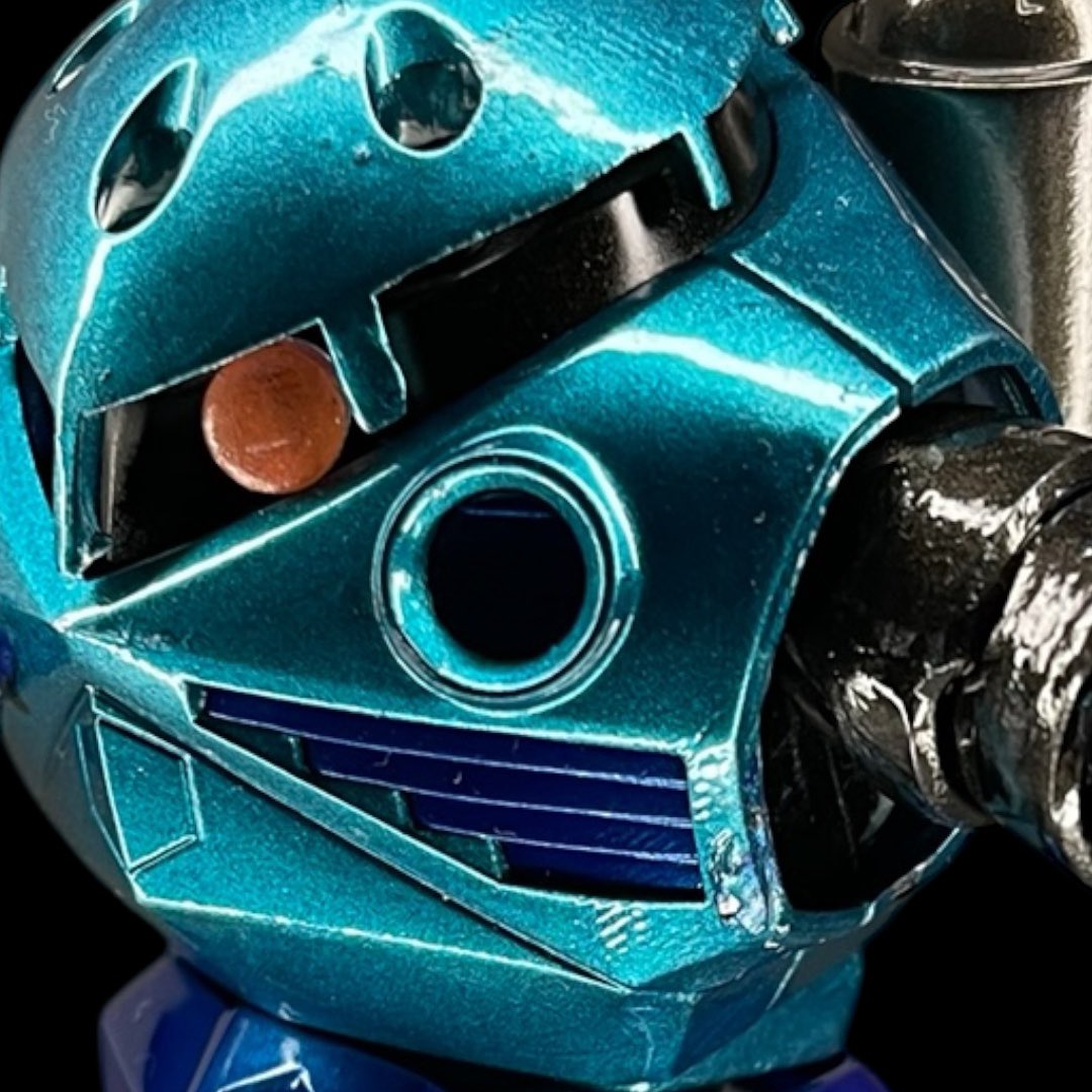 キャンデー塗装の練習用に作った量産型ズゴックにて、お涼みくださいませ(⁎ᴗ͈ˬᴗ͈⁎)
 #水泳どうでしょう 
 #ガンプラ好きと繋がりたい 
 #Photoroom