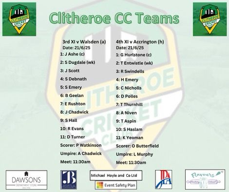 Clitheroe Cricket Club 💚💛 (@clitheroe_cc) on Twitter photo 