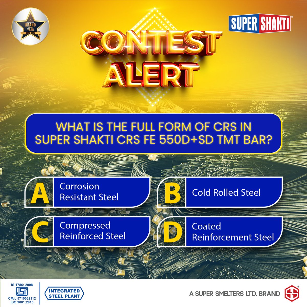 #SuperShaktiQuiz Contest – Play &amp; Win! 
How to Participate: 
1. Comment your answer with #SuperShaktiQuiz
2. Tag us <a href="/Supershakti_/">SuperShakti</a> (Your profile must be public) 
3. Tag at least 3 friends (Ensure  they follow us too!)