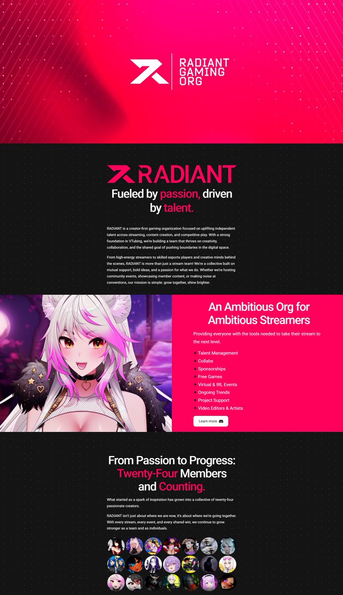 joinRADIANT's tweet image. Website is now live! Check it out by going to radiant.quest